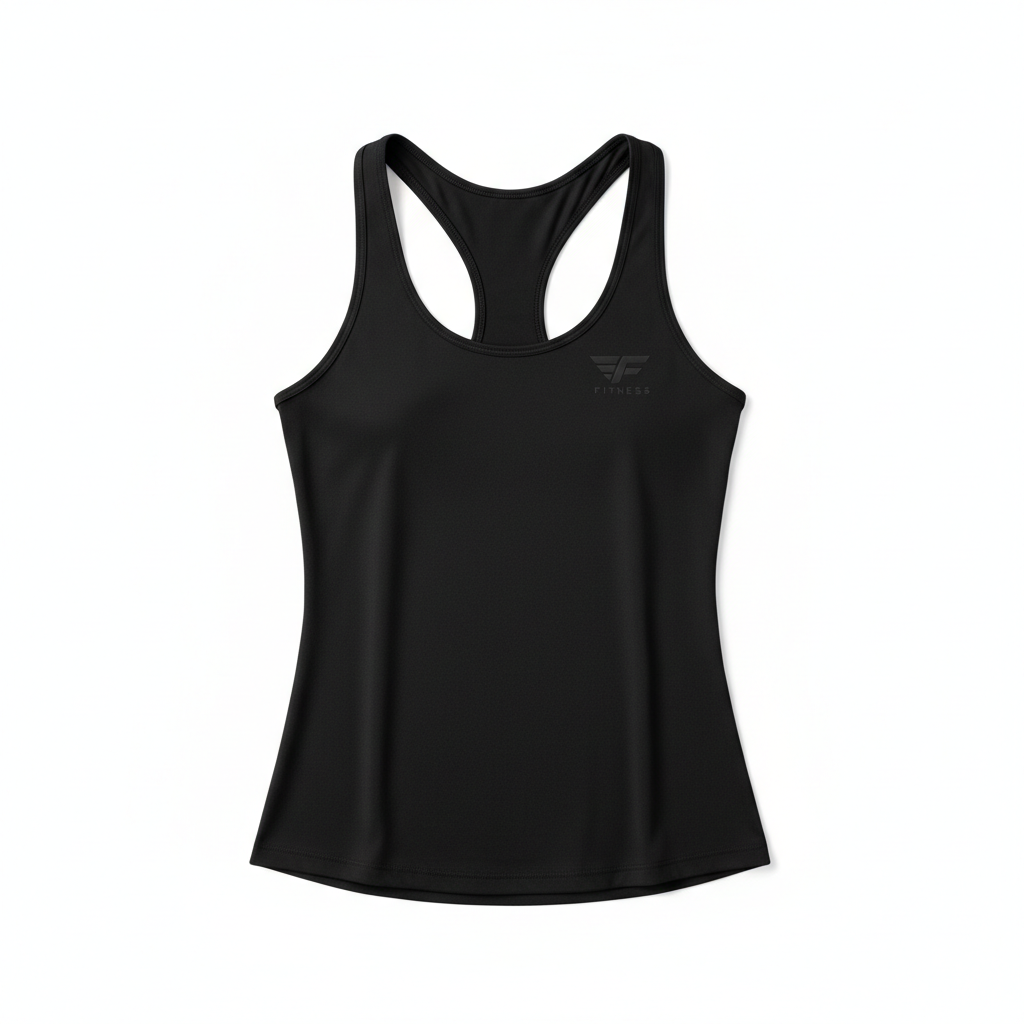 Vida Fit Collection Women's Black Tank Top