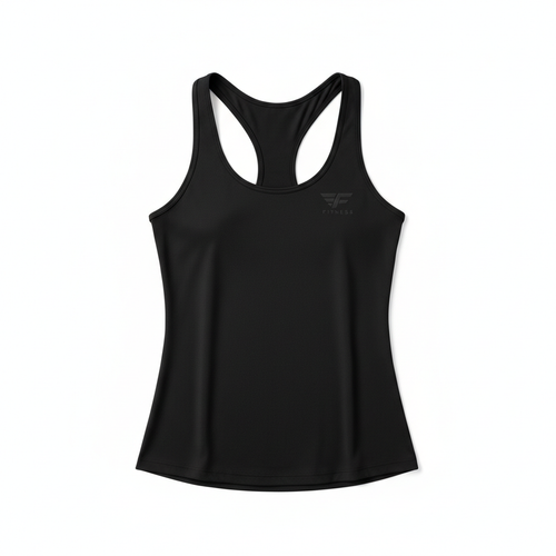 Vida Fit Collection Women's Black Tank Top
